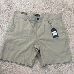 Ben Sherman Mens Olive Green Chino Shorts size  34